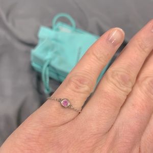 Tiffany & Co. Elsa Peretti pink sapphire ring